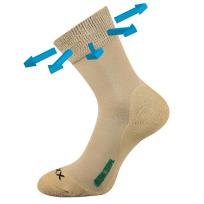 ZEUS medicine socks with soft cuff BEIGE