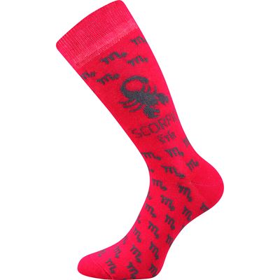 ZODIAC zodiac sign socks in a box SCORPIO magenta