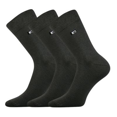 Men's formal socks ŽOLÍK dark grey