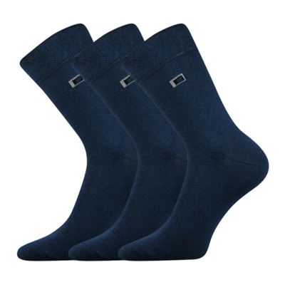 Men's formal socks ŽOLÍK dark blue