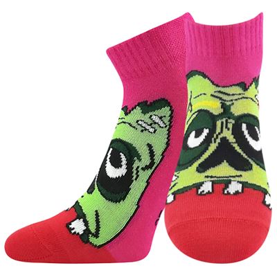 Funny thin socks ZOMBIK mix GIRLS (3 pairs)