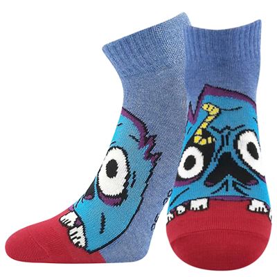 Funny thin socks ZOMBIK mix BOYS (3 pairs)