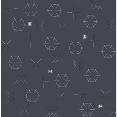 VENTOR short-sleeved pyjamas with a subtle pattern A-02