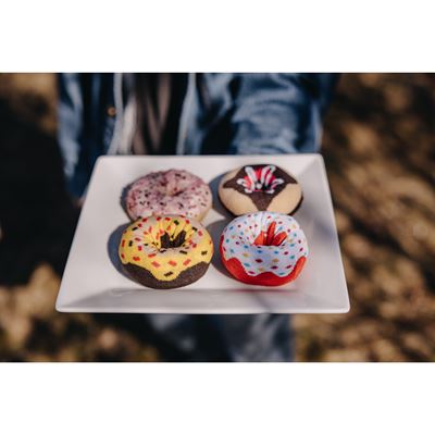 Funny DONUT socks in a box YELLOW