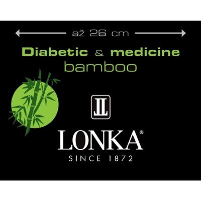 Very stretchy socks DIABAMBIX for diabetics WHITE Lonka 126871 3