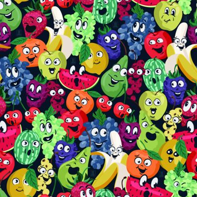 KOFFING colourful FRUIT short-sleeved pyjamas
