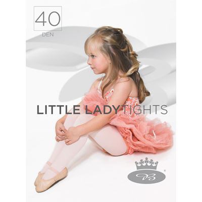 Girls' tights LITTLE LADY tights 40 DEN BEIGE (nude)