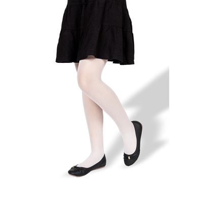 Girls' tights LITTLE LADY tights 40 DEN BIANCO (white)