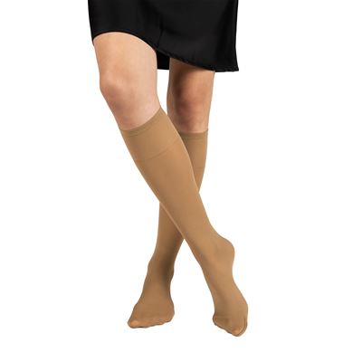 Women's nylon knee socks MICRO knee socks 50 DEN BEIGE (nude)