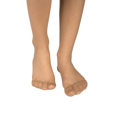 Women's nylon knee-socks NYLON knee-socks 20 DEN BEIGE (skin colour) 2 pairs packed only in a bag
