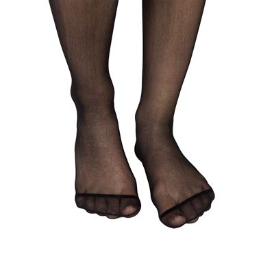 Women's nylon knee-socks NYLON knee-socks 20 DEN NERO (black) 2 pairs packed only in a bag