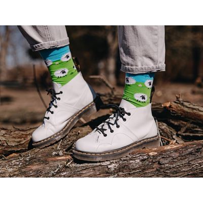 TWIDOR funny dress socks with sheep pictures