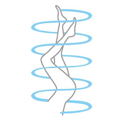 PUSH UP tights 20 DEN BEIGE (nude)